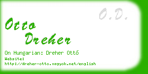 otto dreher business card